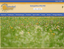 Tablet Screenshot of ferienhof-bauer.de